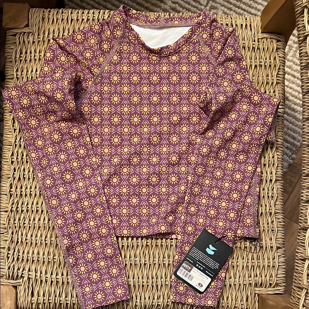 Jetty Kali Rashguard  Top Small bikini swim long sleeve